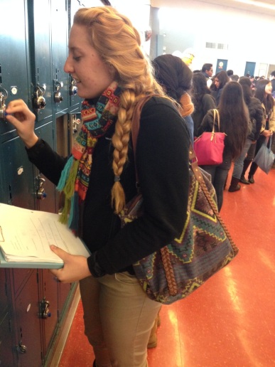 Tribal print accessories go well with all simple outfits making them bold. “I wanted to be comfortable, cozy, and look good today,” senior Lindsey Werner said. “Adding the tribal accessories made my outfit complete this morning.